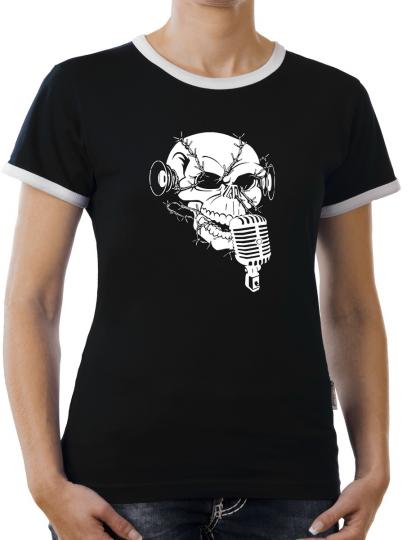 TLM Monkey Noise Kontrast T-Shirt Damen 