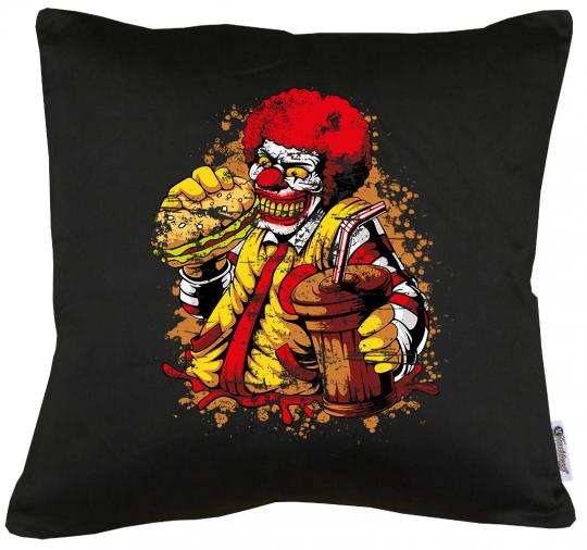 Ronald Zombie Mc Clown Kissen mit Füllung 40x40cm 