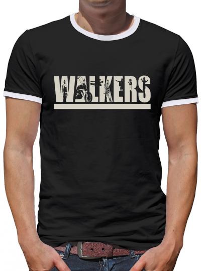 Walking Walkers Kontrast T-Shirt Herren 