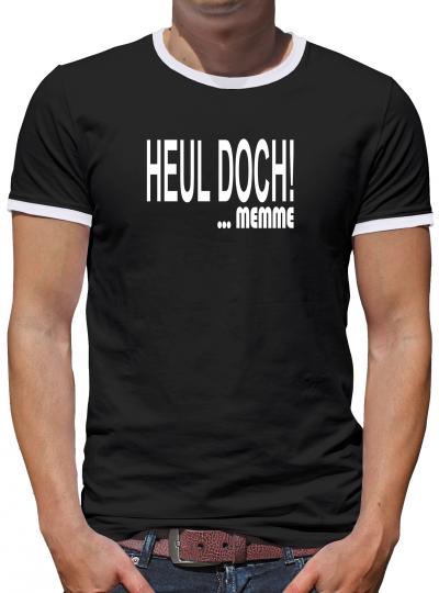 Heul doch! Kontrast T-Shirt Herren 