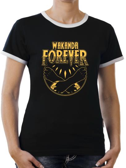 TLM Wakanda Forever Kontrast T-Shirt Damen 