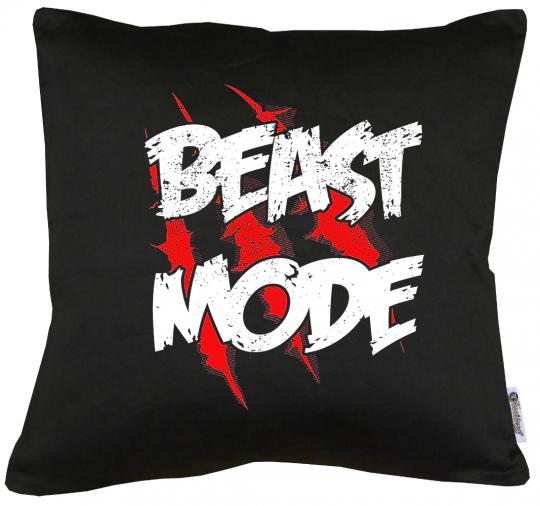 Beast Mode Kissen mit Füllung 40x40cm 