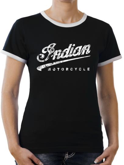 TLM Indian Motorcycle Kontrast T-Shirt Damen 