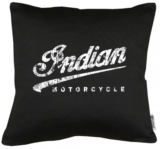 Indian Motorcycle Kissen mit Füllung 40x40cm 