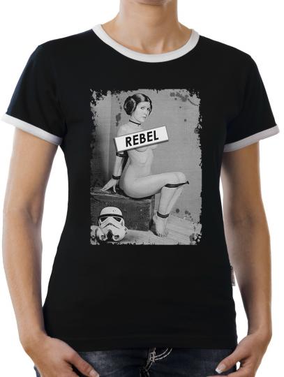 TLM Rebel Leia Kontrast T-Shirt Damen 