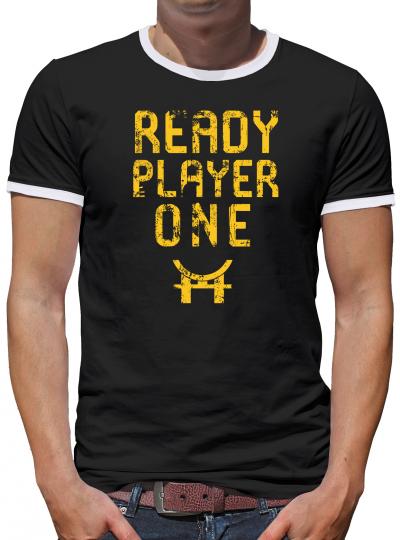 Ready Player One Oasis Kontrast T-Shirt Herren 