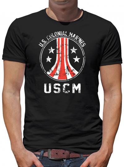US Colonial Marines Button T-Shirt L