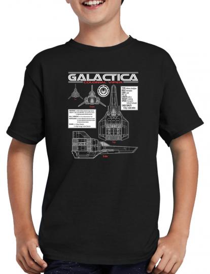 Galactica Viper Blueprint T-Shirt 