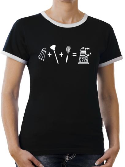 TLM Evolution Dalek Kontrast T-Shirt Damen 