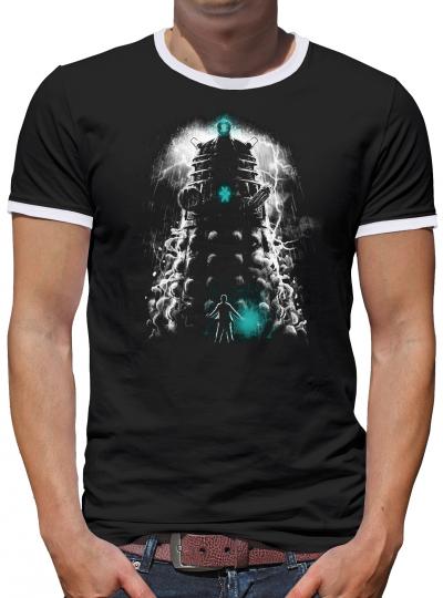 Shadow Dalek Kontrast T-Shirt Herren 