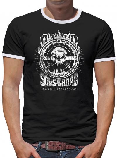 Sons of the Road Kontrast T-Shirt Herren 