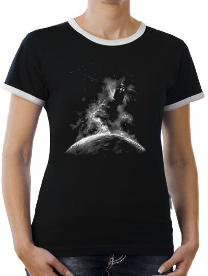 TLM Space in Time Kontrast T-Shirt Damen 