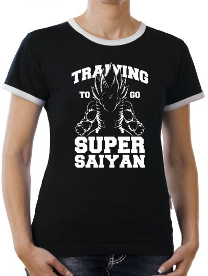 TLM Training Super Saiyan Kontrast T-Shirt Damen 