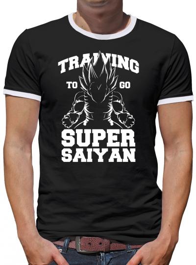 Training Super Saiyan Kontrast T-Shirt Herren 