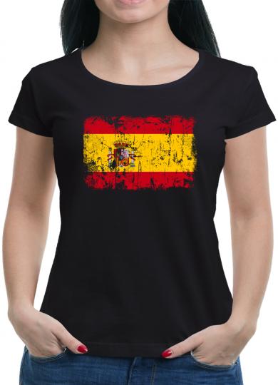 Spanien Vintage Flagge Fahne T-Shirt 