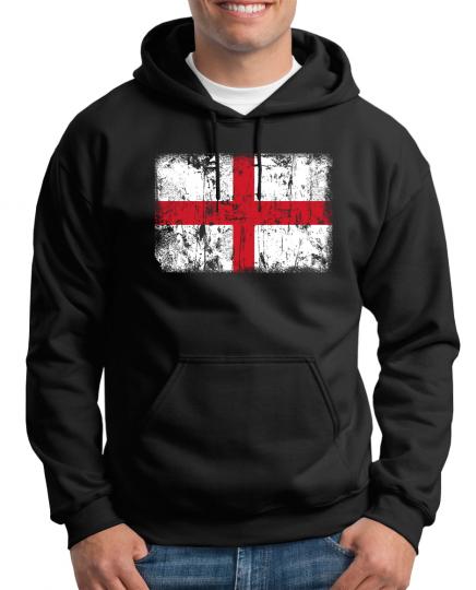 England Vintage Flagge Fahne Kapuzenpullover 