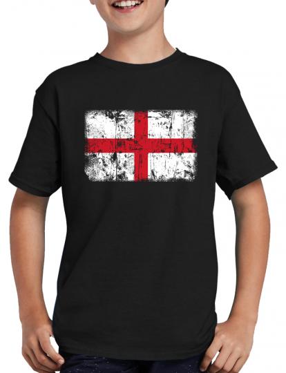 England Vintage Flagge Fahne T-Shirt 