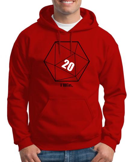 D20 I Win Sheldon Kapuzenpullover 