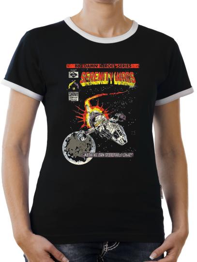 TLM Serenity Wars Comic Kontrast T-Shirt Damen 