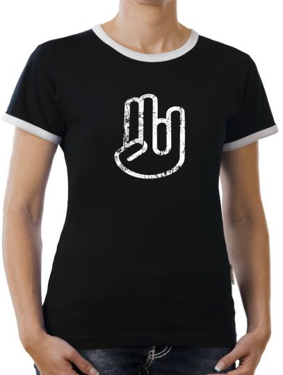 TLM The Shocker Hand Kontrast T-Shirt Damen 