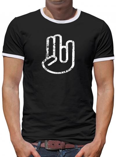 The Shocker Hand Kontrast T-Shirt Herren 