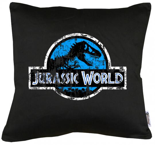 Jurassic World Distressed Logo Kissen mit Füllung 40x40cm 