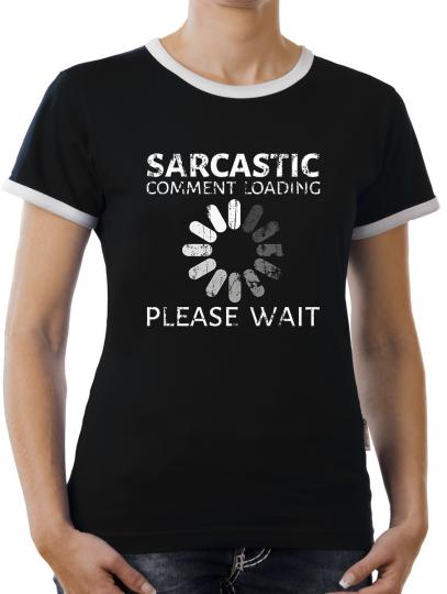 TLM Sarcastic Loading Kontrast T-Shirt Damen 