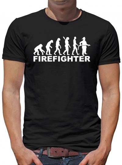 Evolution Firefighter Feuerwehrmann T-Shirt 