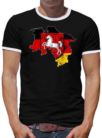 Niedersachsen Bundesland Kontrast T-Shirt Herren 