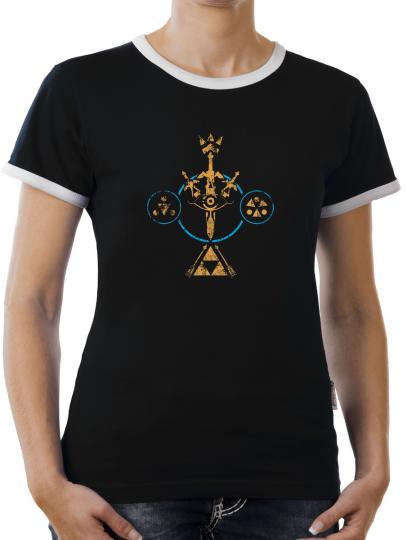 TLM Hyrule Experience Kontrast T-Shirt Damen 