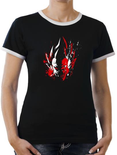 TLM Vegeta Oozaru Kontrast T-Shirt Damen 