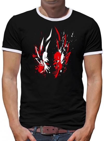 Vegeta Oozaru Kontrast T-Shirt Herren 