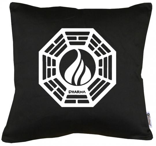 Dharma Lost The Flame Logo Kissen mit Füllung 40x40cm 
