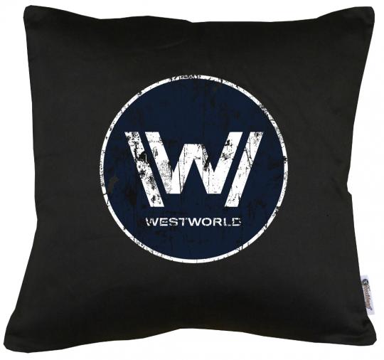 Westworld Logo Kissen mit Füllung 40x40cm 