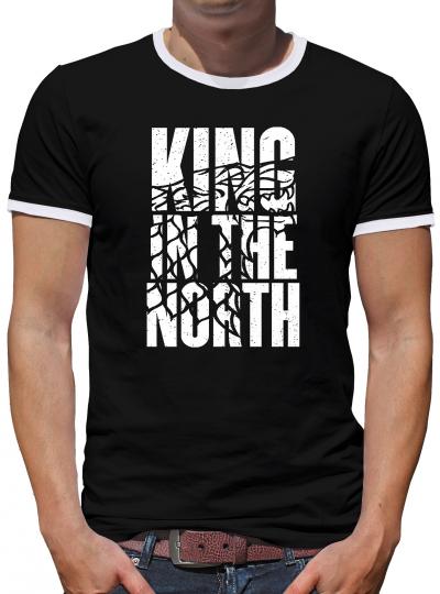 King in the North Kontrast T-Shirt Herren 