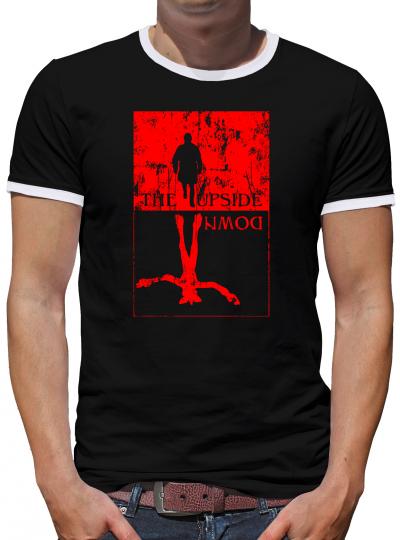 Stranger Upside Down Things Kontrast T-Shirt Herren 