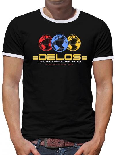 Delos Inc Kontrast T-Shirt Herren 