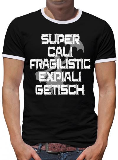 Mary Supercalifragiliticexpialigetisch Poppins Kontrast T-Shirt Herren 