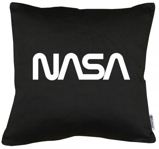 Nasa Worm Logo Kissen mit Füllung 40x40cm 