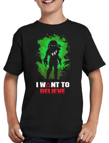 Predator I want to believe T-Shirt 134/146