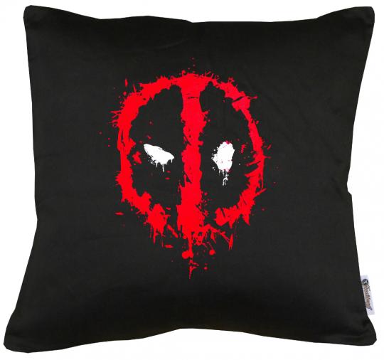 Deadpool Logo Kissen mit Füllung 40x40cm 