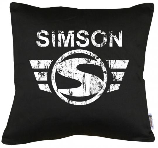 Simson Logo Kissen mit Füllung 40x40cm 