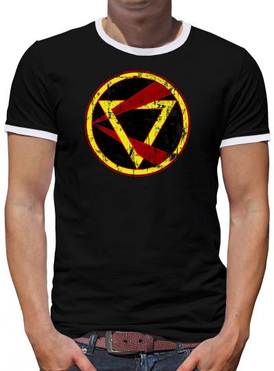 Battlestar Cylon Symbol Logo Kontrast T-Shirt Herren 