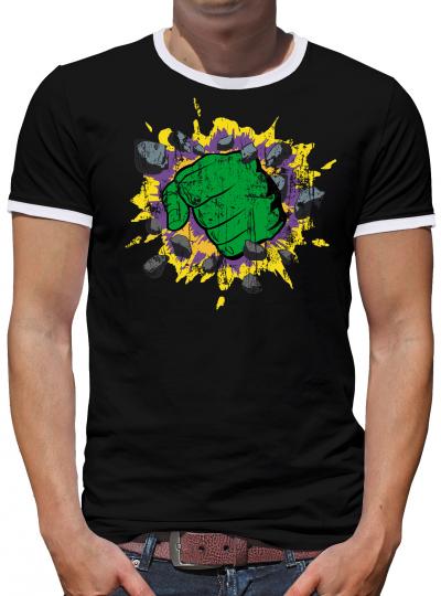 Hulk Smashing Kontrast T-Shirt Herren 