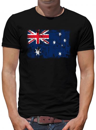 Australien Vintage Flagge Fahne T-Shirt 