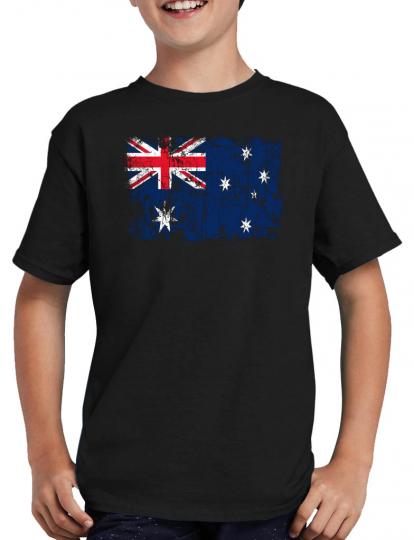 Australien Vintage Flagge Fahne T-Shirt 