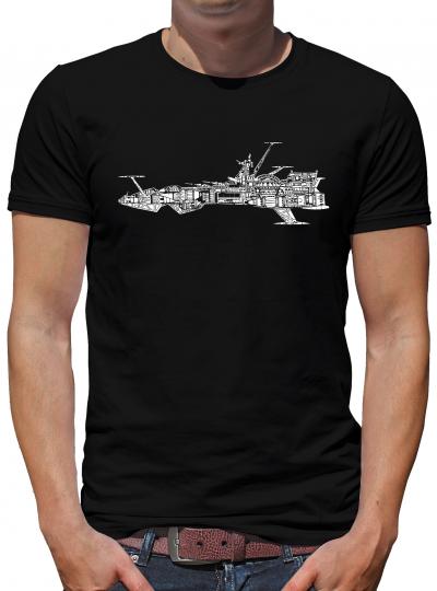 Albator Atlantis T-Shirt Harlock Captain Anime 