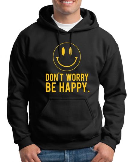 Be Happy Kapuzenpullover Smilie 