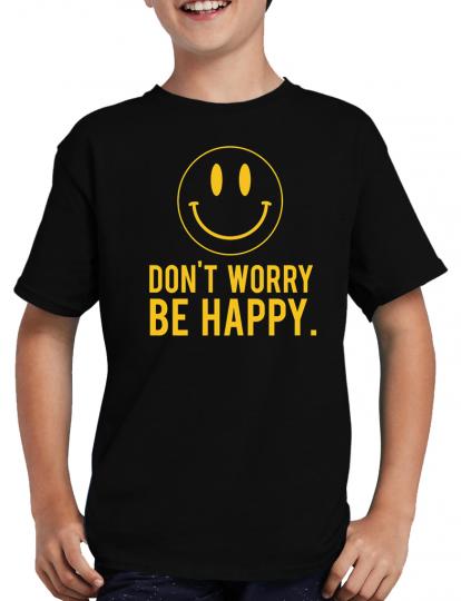 Be Happy T-Shirt Smilie 