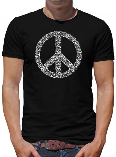 Peace Symbol T-Shirt Love no War 